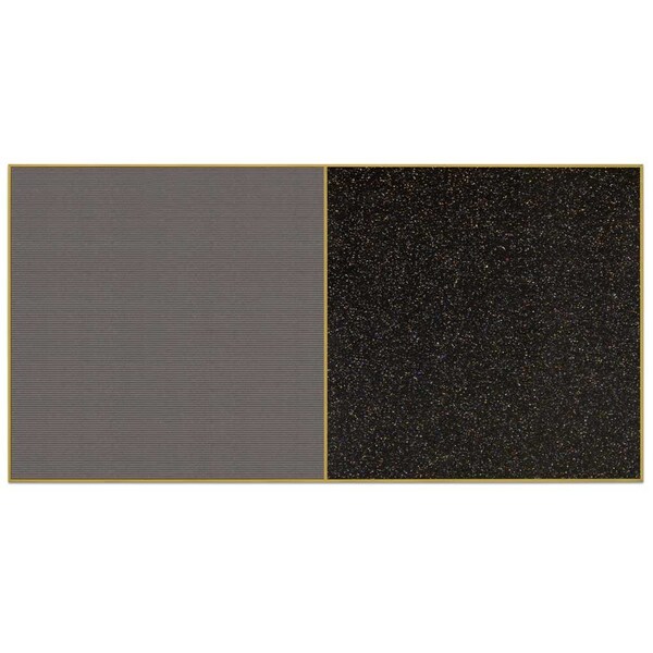 Sliding Door Indoor Enclosed Corkboard, 9